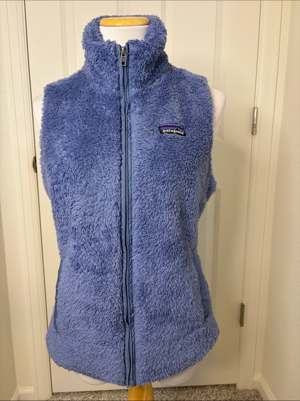 Patagonia Plush Fleece Vest — Periwinkle